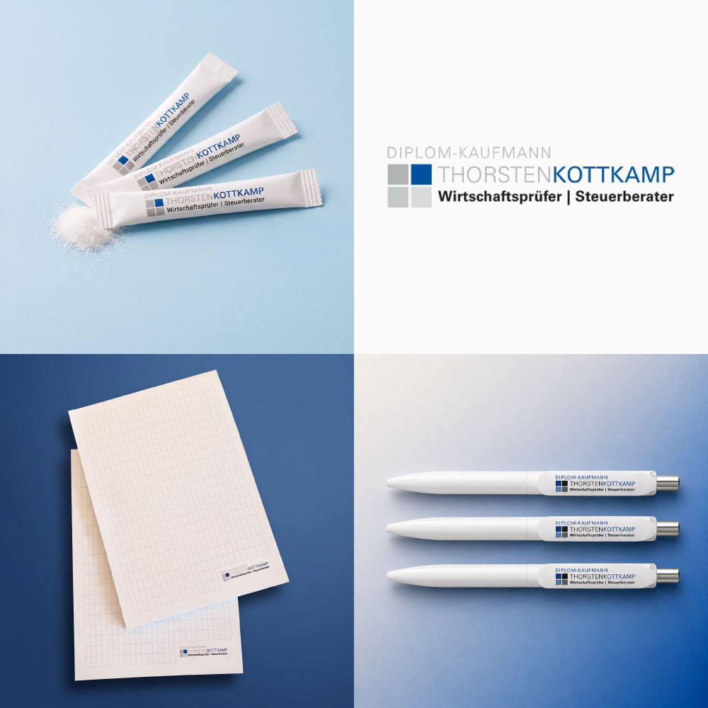 Komposing Werbemittel und Logo