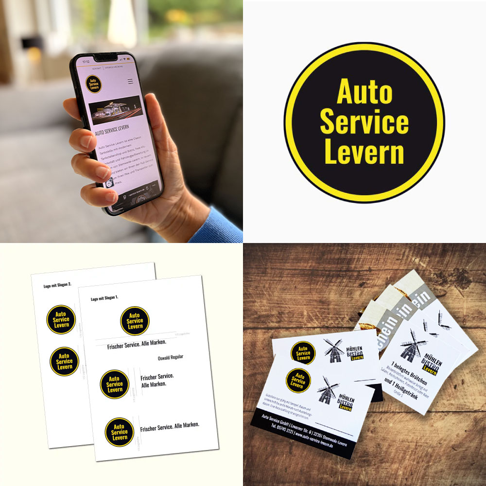 Corporate Design Auto Service Levern by Cammin Marketing