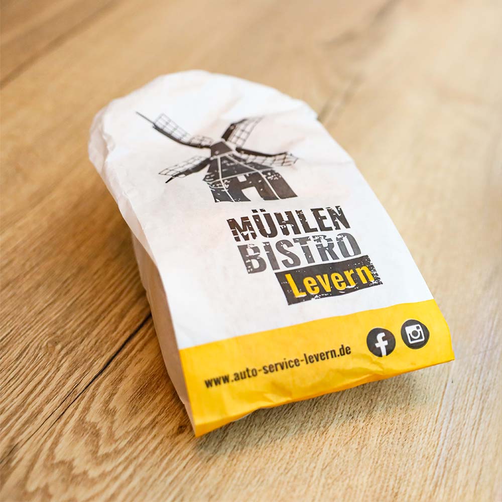 Brötchentüte Mühlenbistro Levern by Cammin Marketing